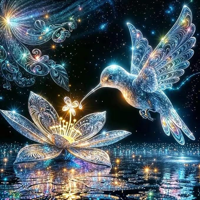 SHICERNHJ Hummingbird Diamond Art Kits by Unknown