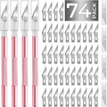 JTIEO Exacto Knife, 74 Pack Hobby Knife by JTIEO