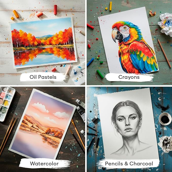 128 Sheets Watercolor Paper Pad - Image 4
