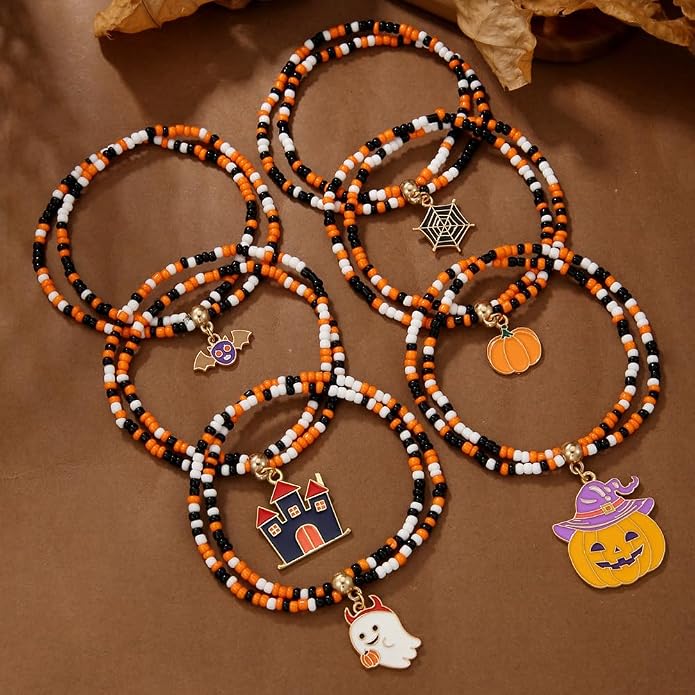 Heishi Surfer Clay Bead Bracelets Set - Image 4