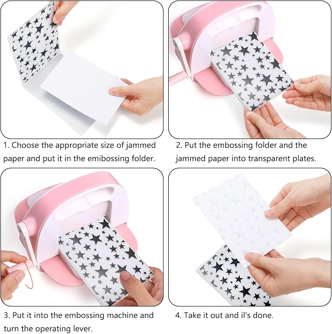 Hedume 16 Pieces Embossing Folders, 5.9" x 4.1" Embossing Machine Template - Image 4