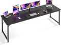 Huuger Computer Desk, 80 Inch Office Desk, Gaming Desk by Huuger