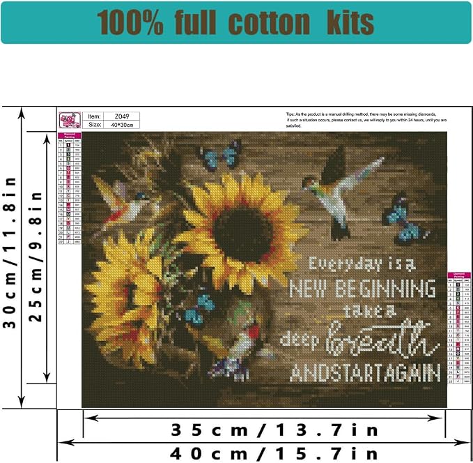 Stamped Cross Stitch Kits for Adults - Image 4
