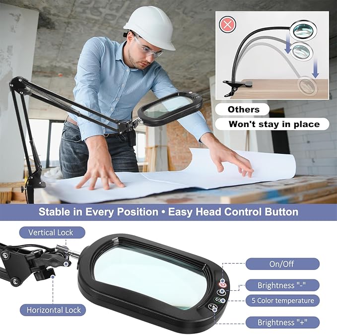 10X Large Magnifying Glass - Image 6