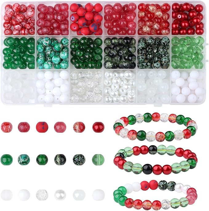 DUQGUHO Christmas Beads, Christmas Beads by DUQGUHO