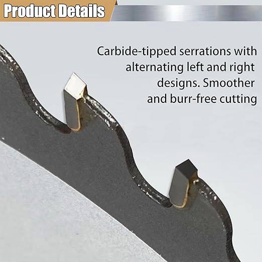 10 Inch Table Cutting Saw Blade 40 Tooth,Replace for Forrest WW10407125 Woodworker II 10-Inch 40 Tooth Blade,Compatible with DEWALT 10" Table Saw,Wood Fine Finish Cutting 1" Arbor Longer Life 5X