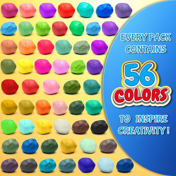 ESSENSON Air Dry Clay 56 Colors, Modeling Clay - Image 2