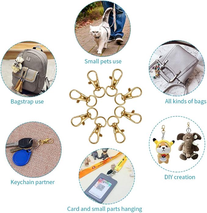 HXSEMAYIG 100PCS Keychain Hooks - Image 7