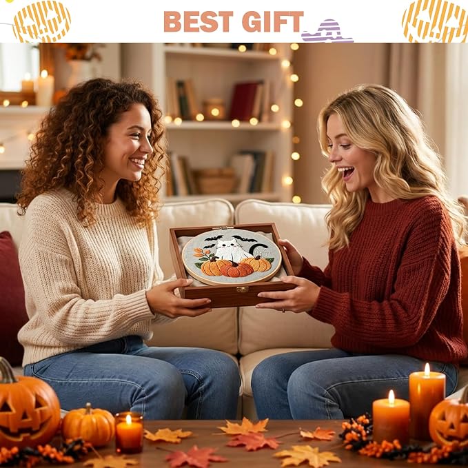 Nuberlic Halloween Embroidery Kit - Image 6