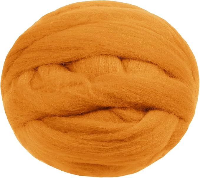 JeogYong Needle Felting Wool, 3.53oz Wool Roving Chunky Wool Yarn, Wet Felting by JeogYong