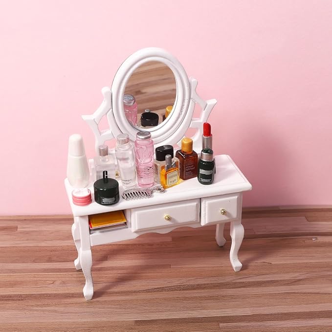 DIYDEC 75Pcs Dollhouse Mini Jewelry Storage Case Miniature Bathroom Accessories - Image 6