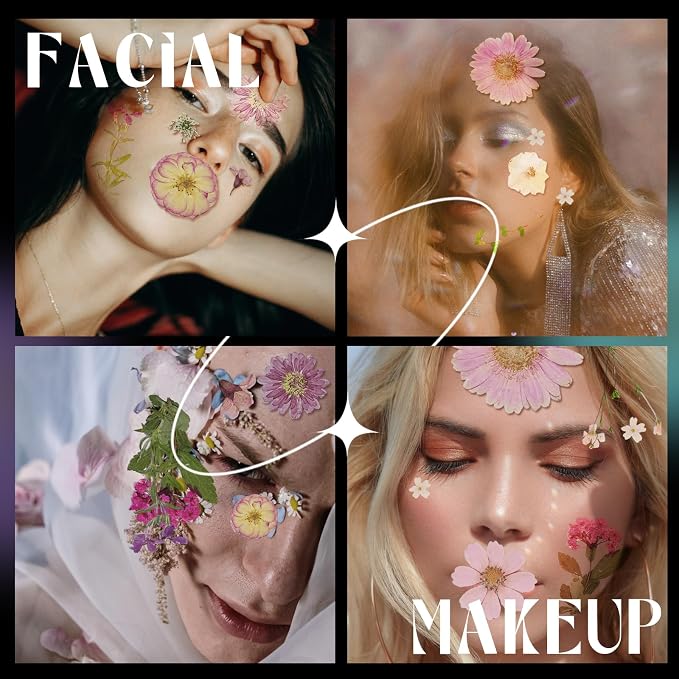 White Dried Pressed Flowers - Image 4