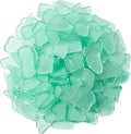 Keedolla Tumbled Sea Glass for Crafts - 40 OZ Flat Frosted Seaglass Pieces for by Keedolla