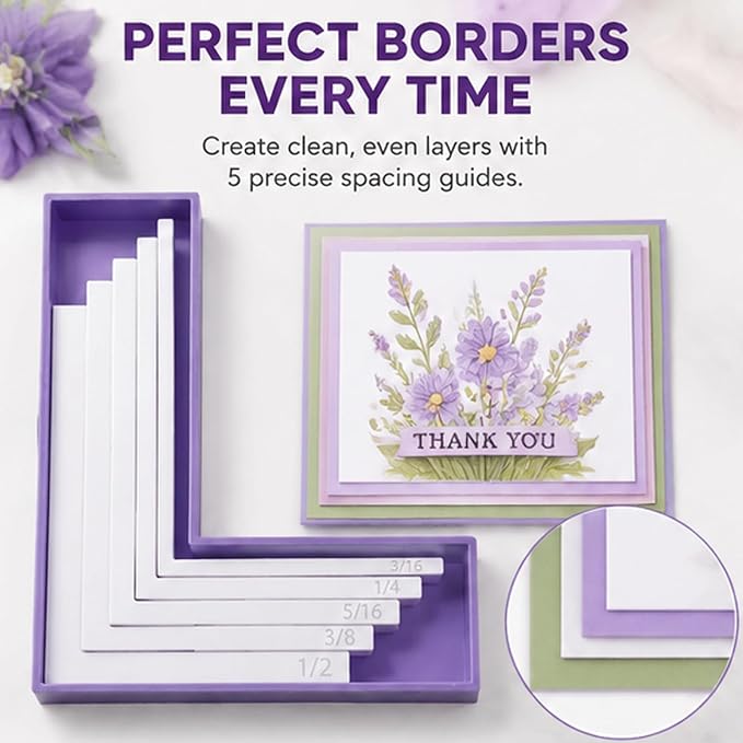 7pcs Paper Crafting Alignment Guides - Image 2