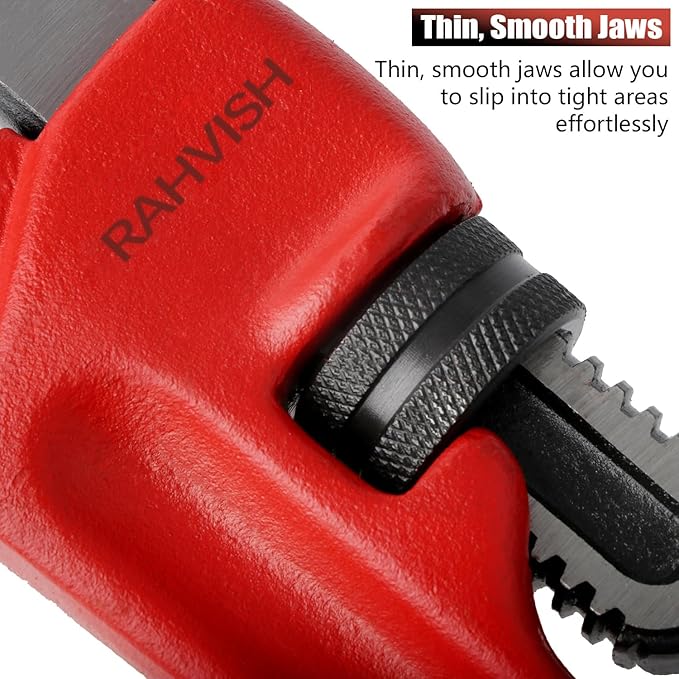 14-1/2-inch Heavy Duty Hex Pipe Wrench, Model E-114 Straight Plumbing Wrench