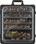 WELIDAY Miniatures Storage Case Miniatures Transport Case Aluminum Alloy Frame by WELIDAY