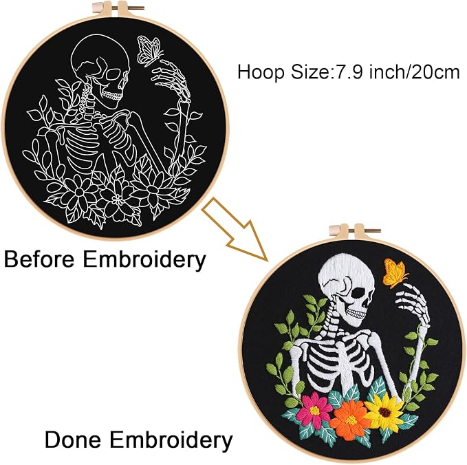 Louise Maelys Halloween Embroidery Kit - Image 3