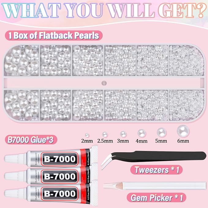 Flatback Pearls for Crafting - Image 2