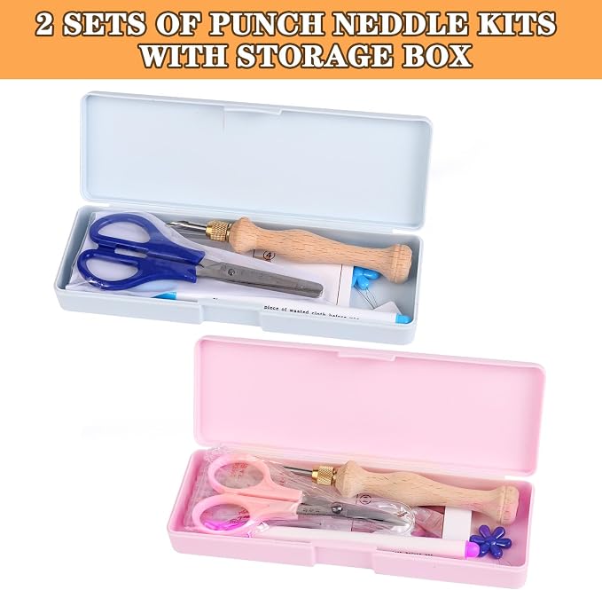 2 Sets of Punch Needle Kit - Image 5