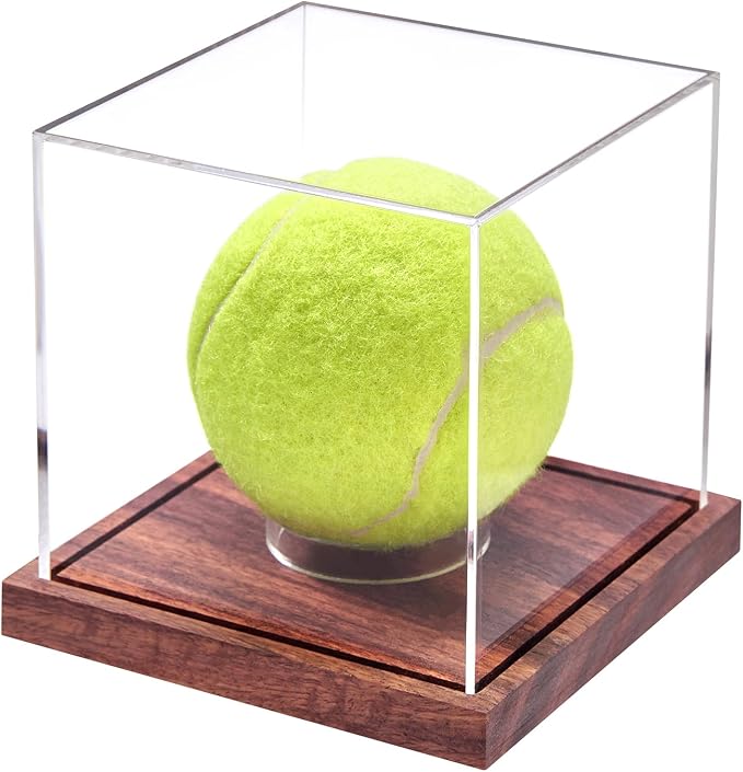LITY 2 Pack Baseball Display Case, No Assembly Required Clear Cube Tennis Ball - Image 6