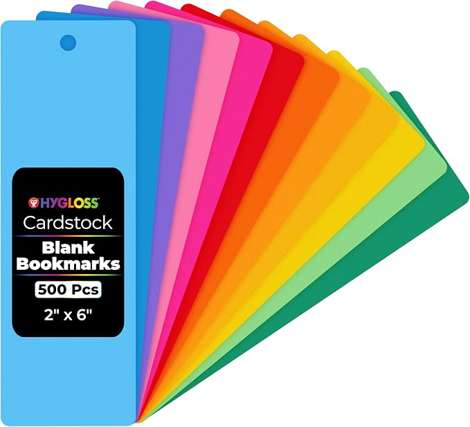 Hygloss Blank Bookmarks to Decorate by HyglossProductsInc