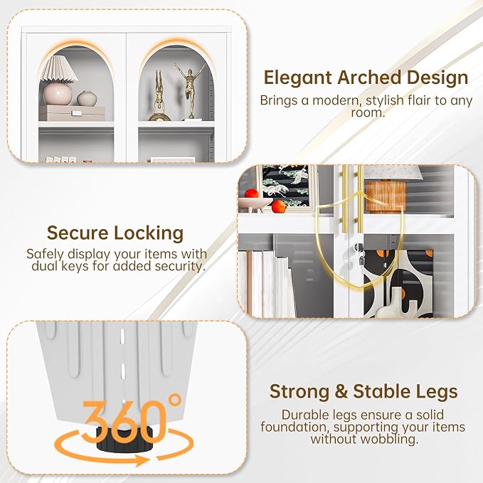 75" H Locking Display Cabinet - Image 4