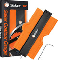 Saker Contour Gauge (10 Inch) Profile Tool with Adjustable Lock,Christmas Gifts for Men Women Dad Boyfriend Husband-Precisely Copy Irregular Shape Duplicator-Cool Gadgets for Woodworking Tool Tracing