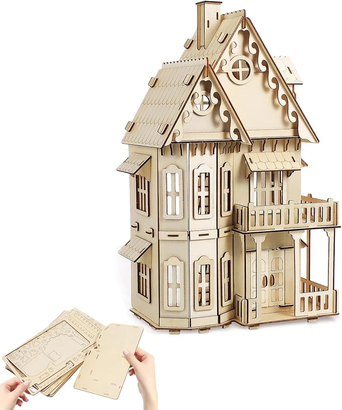 3D House Jigsaw Puzzle Model Kit - Image 6