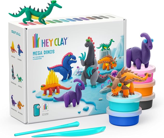 HEY CLAY Set - Colorful Modeling Air Dry Clay Kit by HEYCLAY