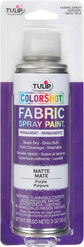 Tulip ColorShot Instant Fabric Spray Paint, Permanent Color Spray-On Fabric by Tulip
