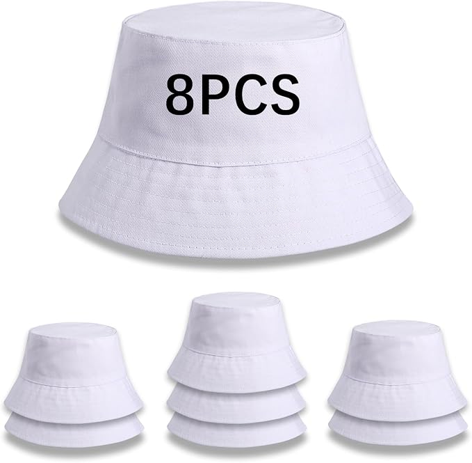 Bucket Hats Bulk Solid Color DIY Blank Hat Bucket Hats by DASSNANE