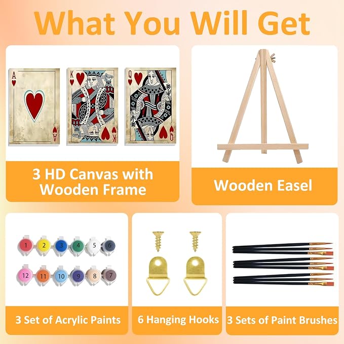 Mandun 3 Pack Paint by Numbers Kit - Image 4