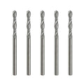 1/16" Solid Carbide Jobber Drill Bits with Straight Shank and 118° Point Angle, Made from Tungsten Carbide Material,5-Piece