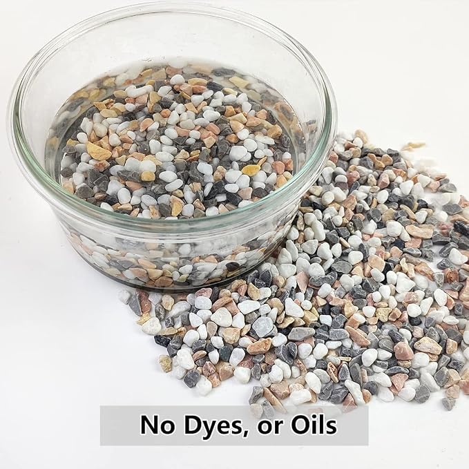 YISZM 5LBS Succulent and Cactus Gravel Pebbles, 1/5 Inch Natural Decorative - Image 3