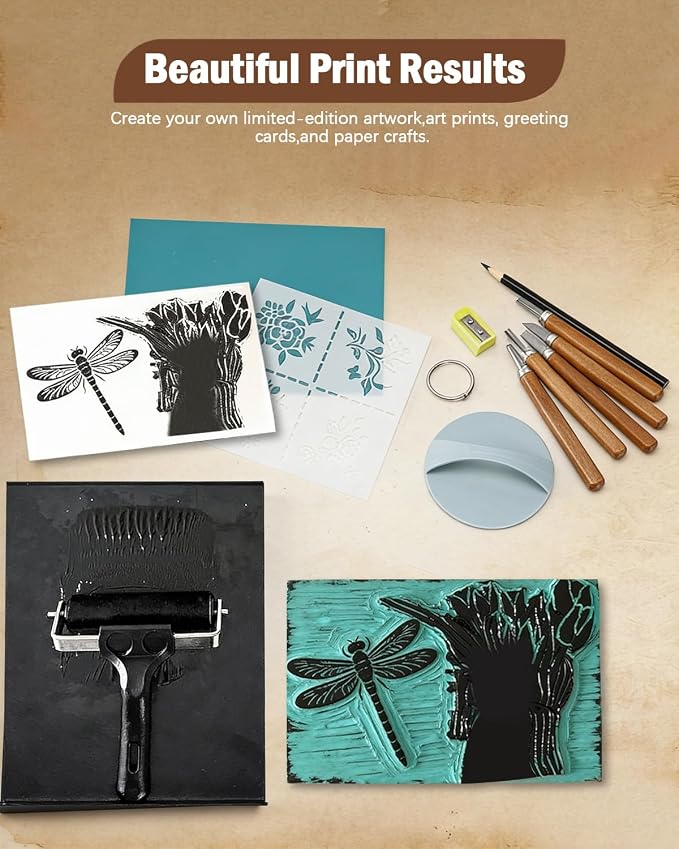 UCEC Linocut Kit for Printmaking - Image 5