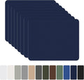 8 Pieces 7.87 x 5.9 inch Nylon Repair Patches Nylon Fabric Patch Self-Adhesive Nylon Repair Tape Waterproof Lightweight Repair Patches Repair Patch Kit for Clothing Down Jacket Tent Bag (Navy Blue)