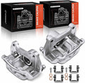 A-Premium Front Disc Brake Caliper Assembly with Bracket Compatible with Select Buick, Cadillac, Chevy and GMC Models - Malibu, LaCrosse, Regal, Impala, ELR, Equinox, Terrain, Allure, Cascada