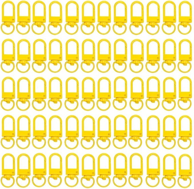 Keychain Clasp Keychain Clip Accessories Bulk 60pcs Colorful Lobster Claw Clasps by Cmidy