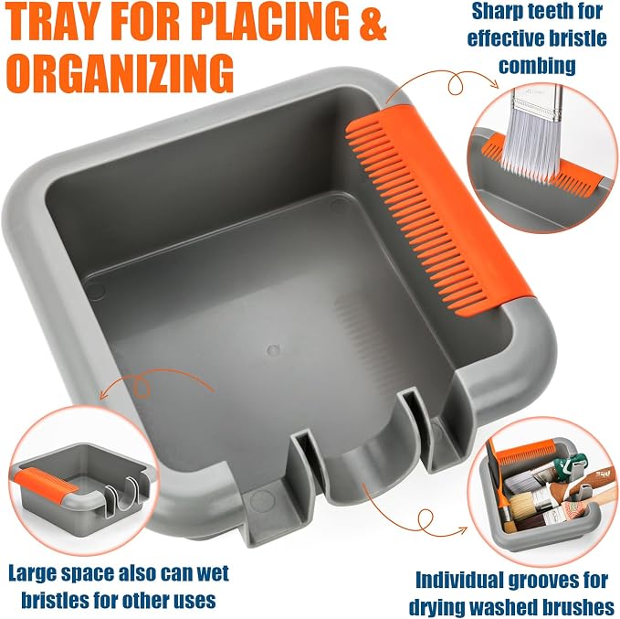 Paint Brush Cleaner Washer Trays Tool - Image 4