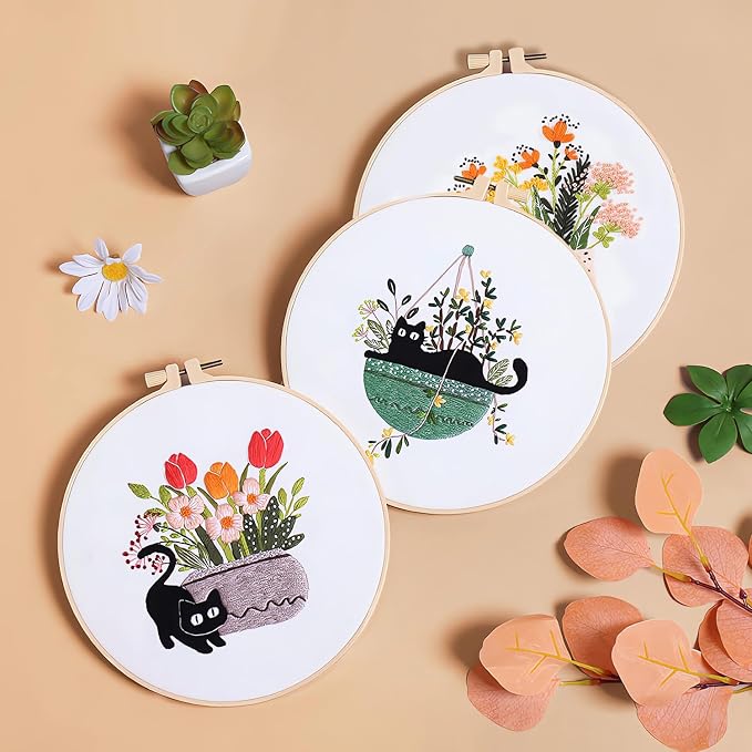 Embroidery Kit for Beginners, Stamped Kits - Image 9