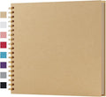 potricher 10 x 10 Inch DIY Scrapbook Album 40 Pages Hardcover Kraft Paper Scrap by potricher