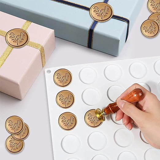 Silicone Mat for Wax Seal Stamp, Wax Seal Kit, 30-Cavity Wax Sealing Mat - Image 2