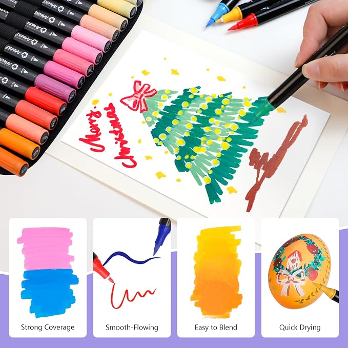 Artecho Acrylic Paint Markers 72 Colors - Image 4
