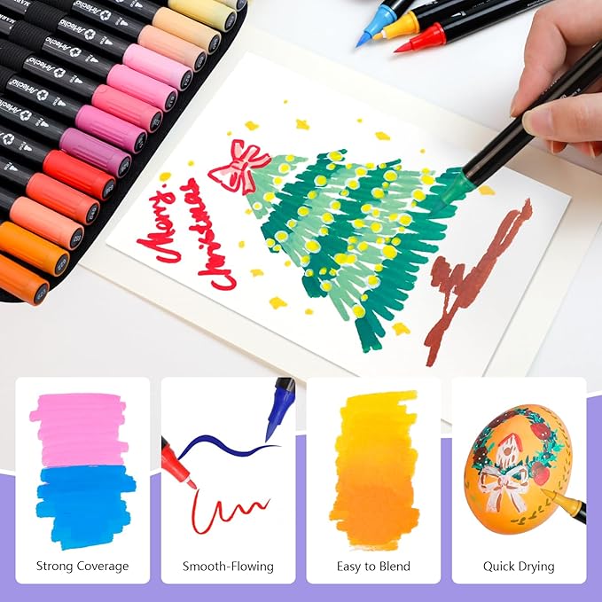 Artecho Acrylic Paint Markers 60 Colors - Image 3