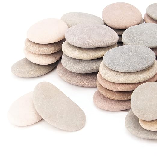 Painting Rocks, 2.23"-3.68" River Rocks, Flat Stones - Image 9