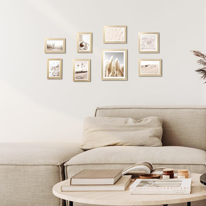 ArtbyHannah Gallery Wall Frame Set, 8 Pack Picture Frames Collage Wall Art Decor - Image 2