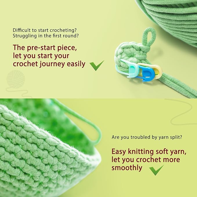 CrochetBox Crochet Kit for Beginner, Ladybug Easy Learn How to Crochet Stuffed - Image 6