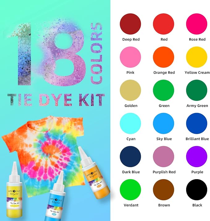 HTVRONT Tie Dye Kit for Kids and Adults - Image 3