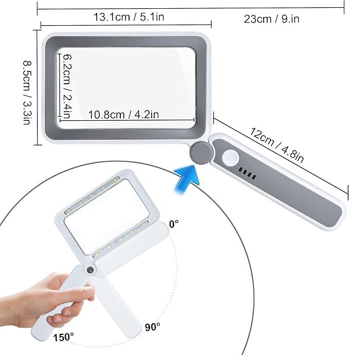 Rechargeable LED Magnifying Glass - Image 4
