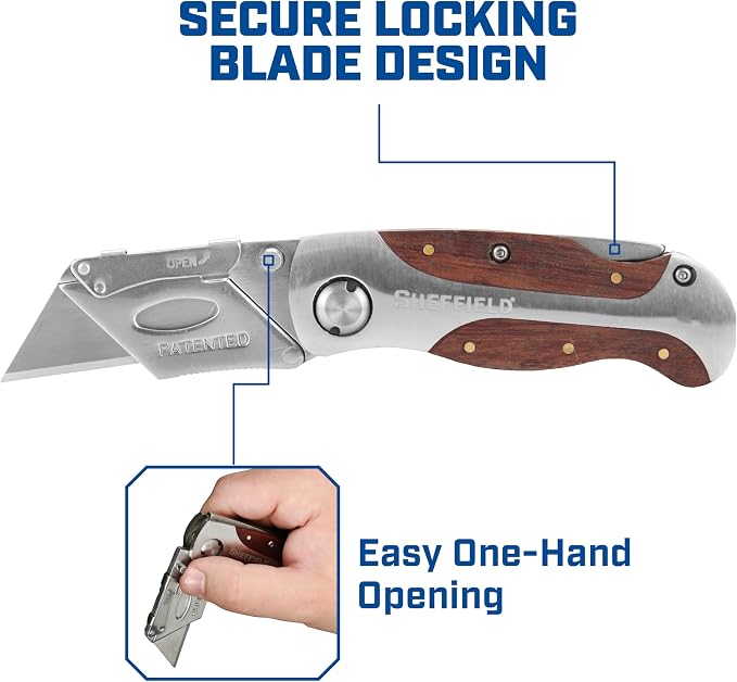 Sheffield Folding Utility Knife - Image 5